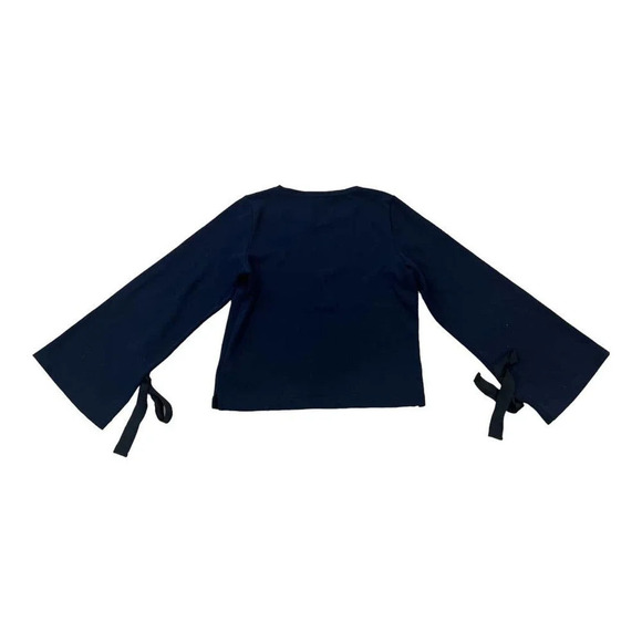 J.Crew Mercantile sweatshirt with tie sleeve - Picture 3 of 7